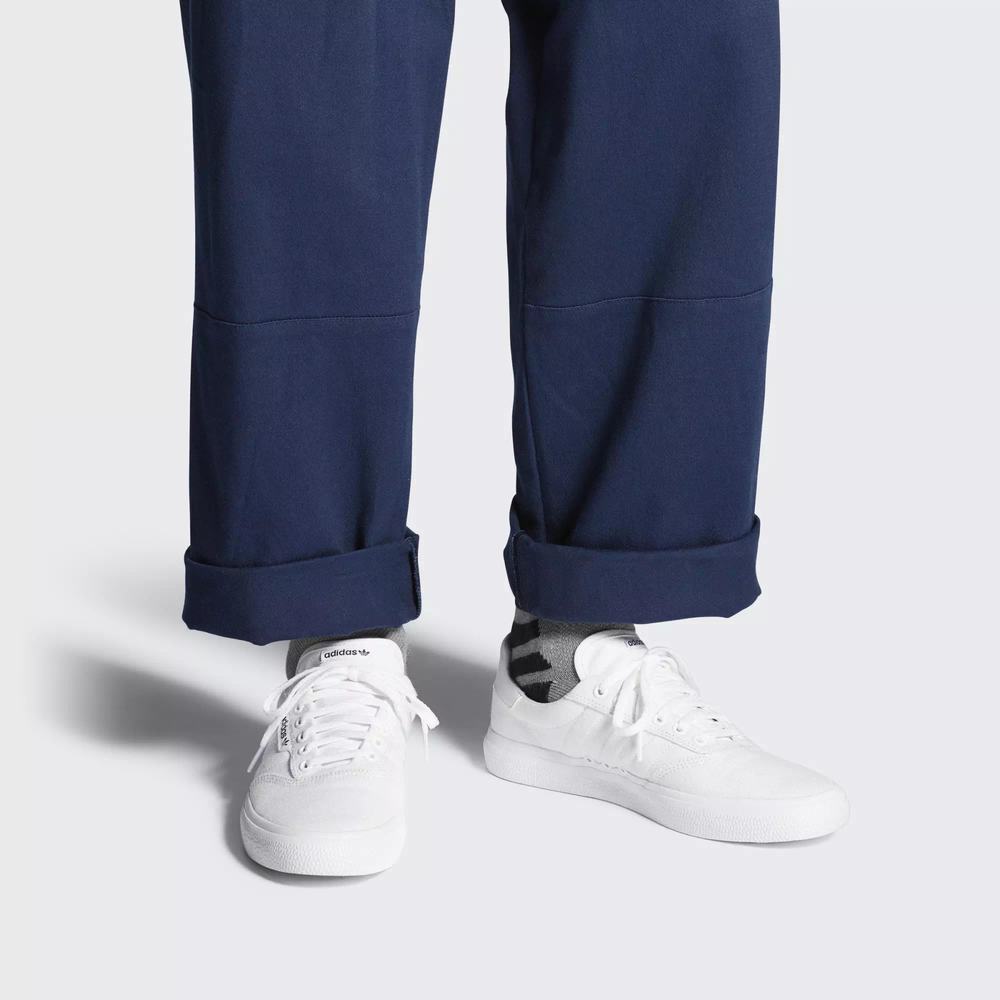 Adidas 3MC Vulc Tenis Blancos Para Hombre (MX-48792)